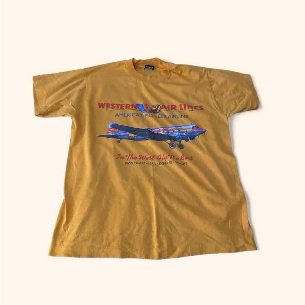 Western airlines shirt